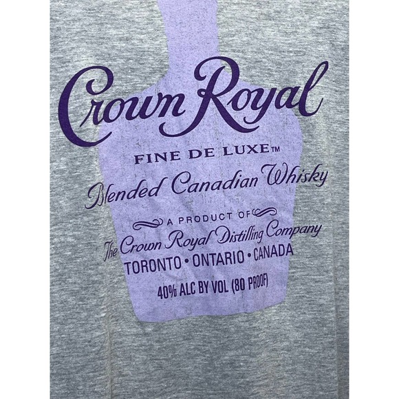 Crown Royal Genderless Shirt Large Tagless T-Shirt - Picture 4 of 4